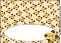 Cream Poinsettia Insert for Large Dl (cream)
