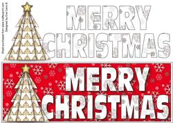 White Christmas Tree Large Dl