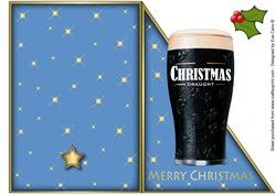Christmas Pint Cut and Fold in Blue