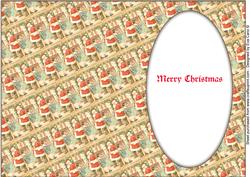 Vintage Santa with Kids Insert 2