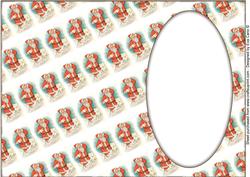 Vintage Santa Insert