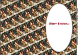 Santa Bringing Presents Insert 2