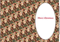 Vintage Santa Insert 2