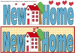 New Home Large Dl with Decoupage 4