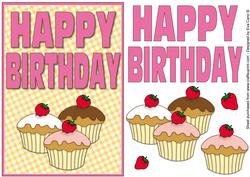 Happy Birthday Cupcakes 3
