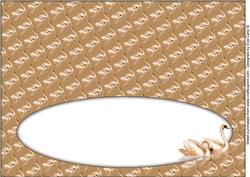 Swans Insert for Large Dl (brown)