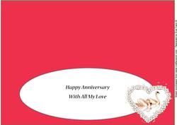Swans and Heart Insert for Large Dl (red)