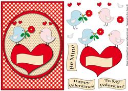 Love Birds Decoupage