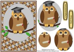 Graduation Owl Pyramid 3