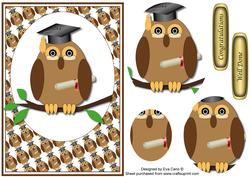 Graduation Owl Pyramid 5