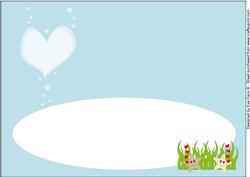 Love-ly Bubbly Insert for Large Dl (blue)