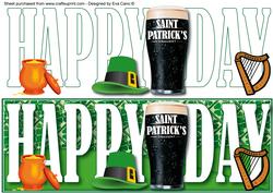 Happy Saint Patrick's Day Large Dl