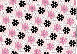 Funky Flowers Backing Paper (misty Rose)