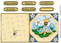 'bee' Happy Cut and Fold 2