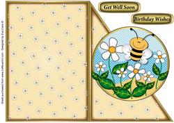 'bee' Happy Cut and Fold