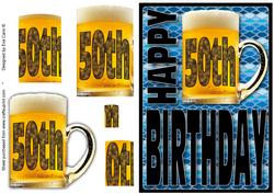 Happy 50th Birthday with Beer