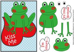 Kiss the Frog Decoupage