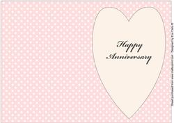 Happy Anniversary Insert Pink 1