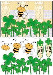 'bee' Lucky Decoupage 2