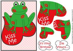 Kiss the Frog Pyramid (pink)