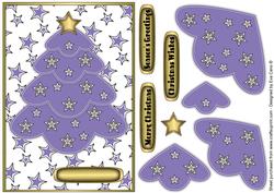 Medium Lilac Multilayer Christmas Tree