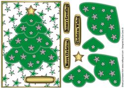 Green Multilayer Christmas Tree