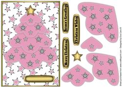 Pink Multilayer Christmas Tree