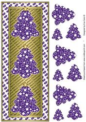 Christmas Trees Multipyramid (dark Purple)