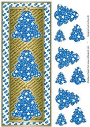 Christmas Trees Multipyramid (blue)