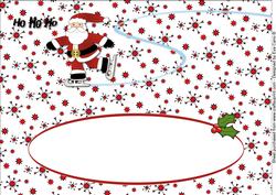 Skating Santa Large Dl Insert 2