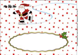 Skating Santa Large Dl Insert 4