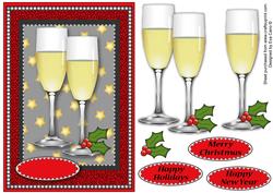 Christmas Champagne (grey)