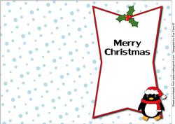 Christmas for Eddy the Penguin Insert