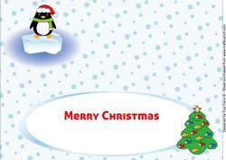 Eddy the Penguin Large Dl Insert 2