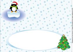 Eddy the Penguin Large Dl Insert 3