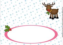 Rudolf the Red Nose Reindeer Large Dl Insert 3