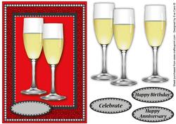 Champagne Celebration (red)