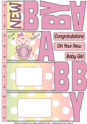 New Baby Girl Word Book