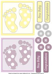 New Baby Feet Toppers 2
