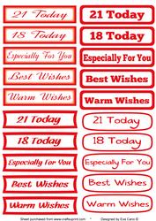 Mixed Sentiments Tags - Red