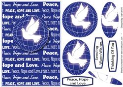 Peace, Hope and Love (d Blue)