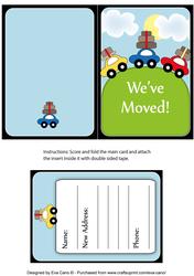 We've Moved Cut and Fold with Insert