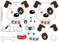 Patch the Dog Decoupage