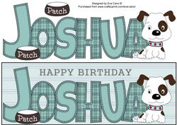 Patch the Dog Joshua Large Dl