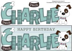 Patch the Dog Charlie Large Dl