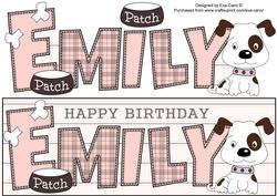 Patch the Dog Emily Large Dl