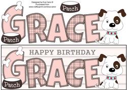 Patch the Dog Grace Large Dl