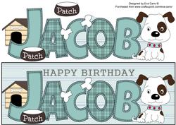 Patch the Dog Jacob Large Dl