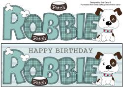 Patch the Dog Robbie Large Dl