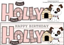 Patch the Dog Holly Large Dl